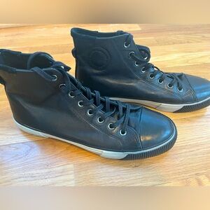 AllSaints men’s black high tops US size 10.5-11/44 euro